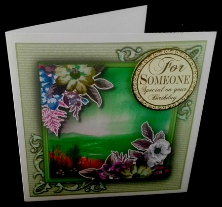 Sea View and Flowers  3 by Diane  Hitchcox