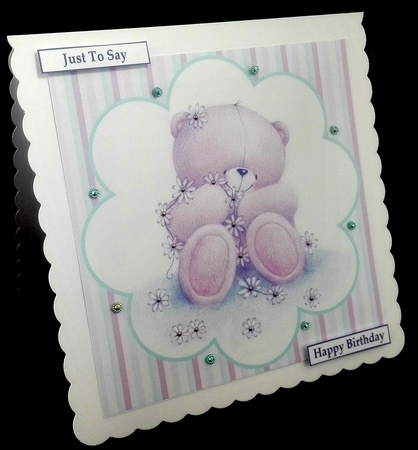 Forever Friends 4 8x8 Quick Card by Diane  Hitchcox