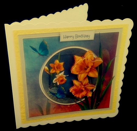 Dance with daffodils by Diane  Hitchcox