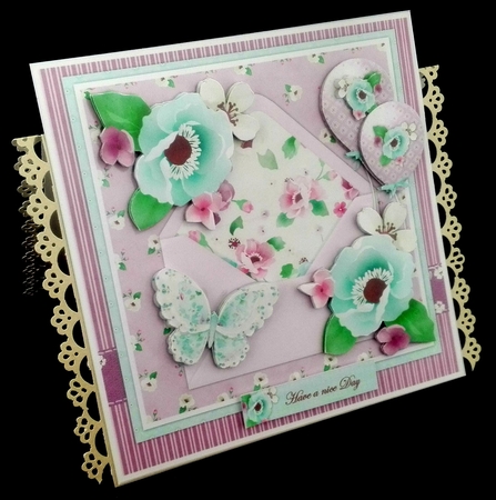 Envelop & Anemones by Diane  Hitchcox