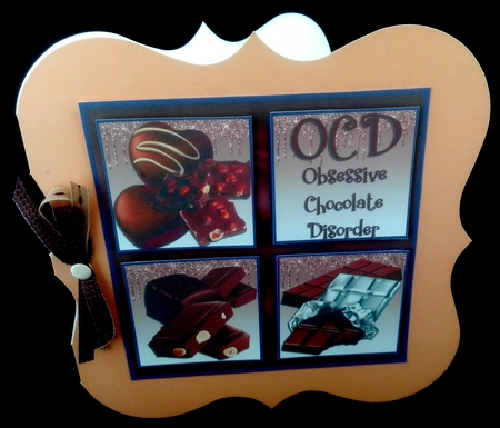 OCD CHOCOLATE 6X6 by Diane  Hitchcox