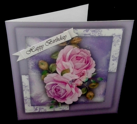 Stunning lilac French Roses by Diane  Hitchcox
