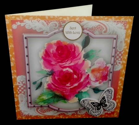 Beautiful Tuttie Fruttie Roses by Diane  Hitchcox