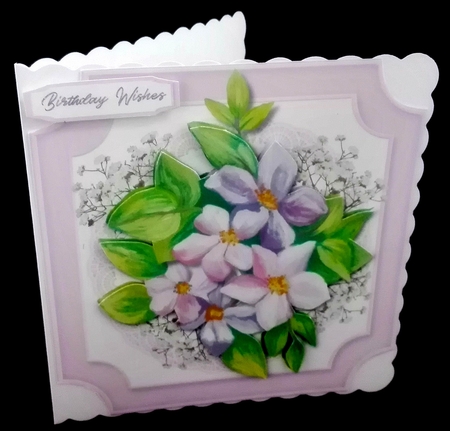 Beautiful Lilac Clematus  by Diane  Hitchcox