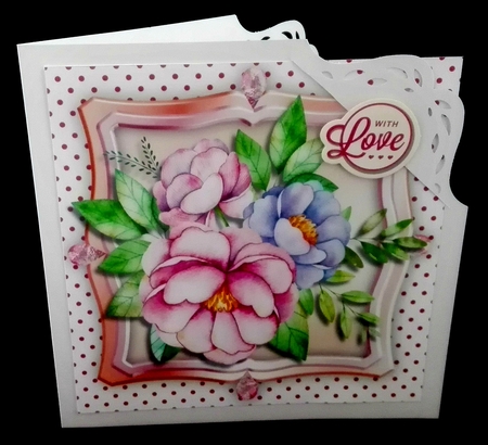 Gorgeous Pink Roses by Diane  Hitchcox