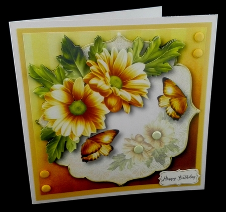 Chrysanthemum Corner - Pale Yellow by Diane  Hitchcox