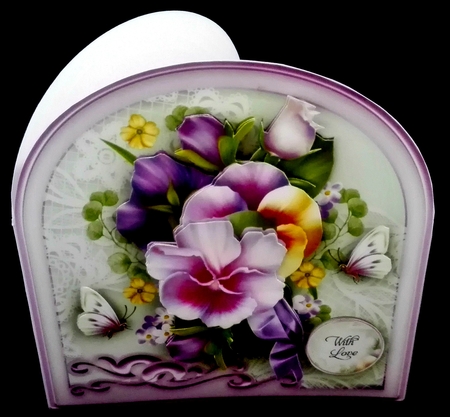 Pansy Bouquet Mini Kit by Diane  Hitchcox
