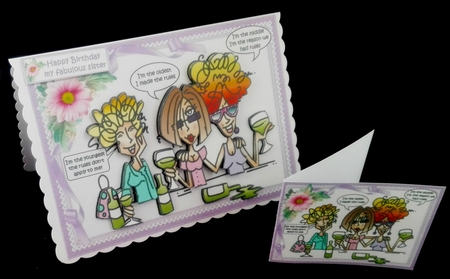 J.J Sisters and rules mini kit by Diane  Hitchcox