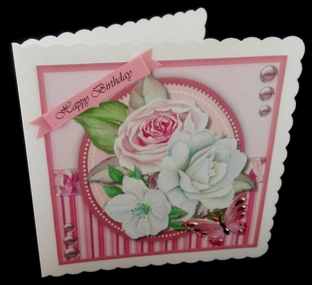 Beautiful Pink Roses  by Diane  Hitchcox