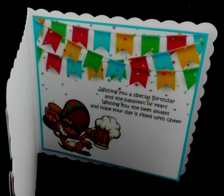 Happy Hour birthday insert by Diane  Hitchcox