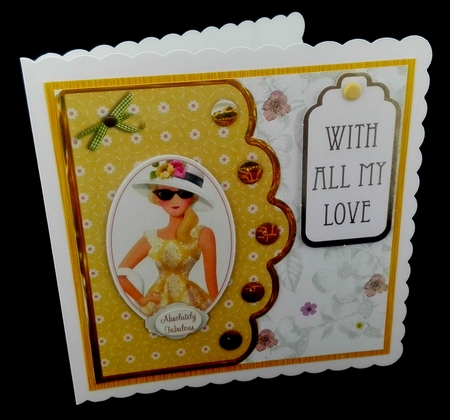 Absolutely Fabulous Scallope Edge Curve Card 2 by Diane  Hitchcox