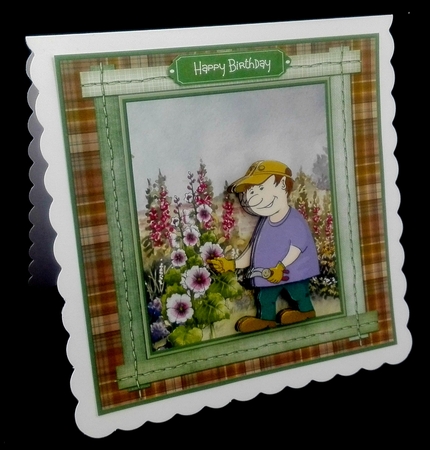 A day in the garden by Diane  Hitchcox
