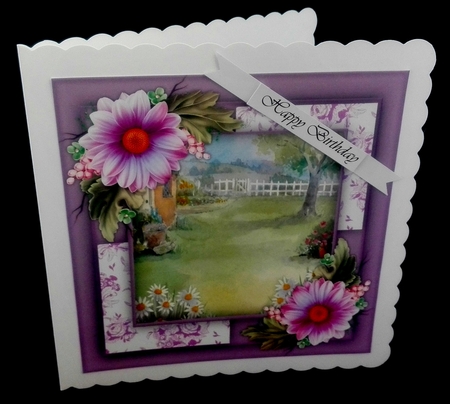 The Garden Fence by Diane  Hitchcox