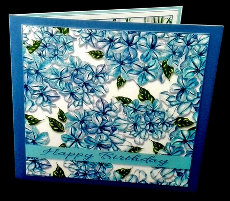 Pop Out Square Card  - Subtle Spring by Diane  Hitchcox