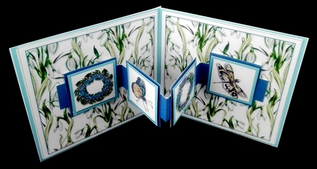 Pop Out Square Card  - Subtle Spring by Diane  Hitchcox