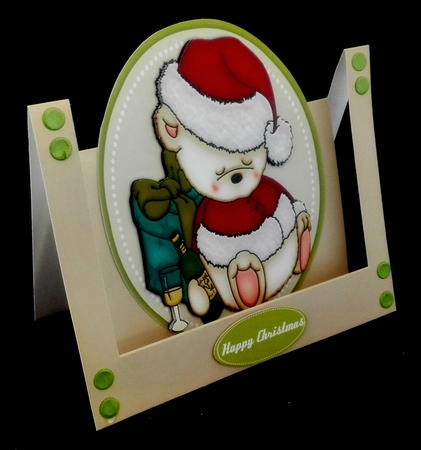 Boosy Santa Bear by Diane  Hitchcox