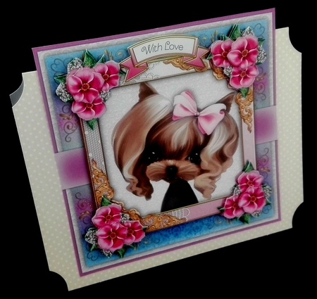 Doggy3 Birthday Card Kit by Diane  Hitchcox