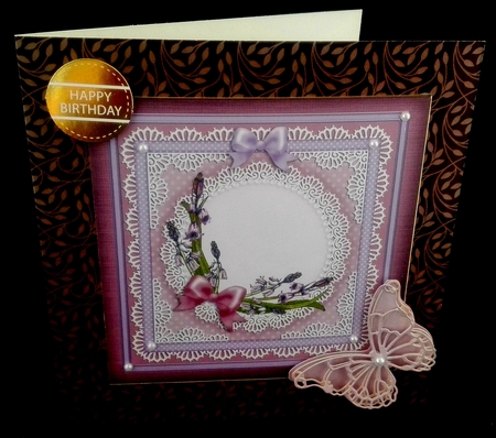 Bluebells Quick Cut and Fold Card  by Diane  Hitchcox