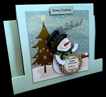 Snowman greetings by Diane  Hitchcox