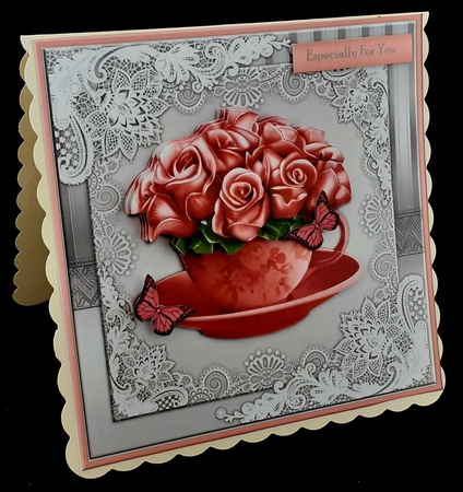 Tea Cup Roses Mini Kit by Diane  Hitchcox