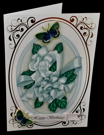 2  Rose Toppers  by Diane  Hitchcox