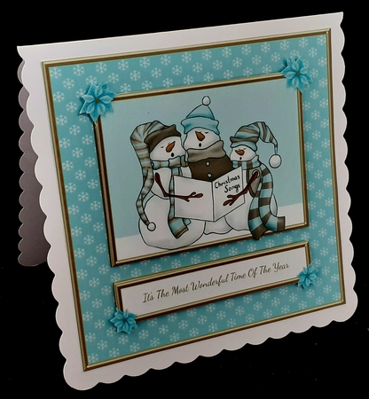 Its The Most Wonderful Time Of The Year (Blue) by Diane  Hitchcox
