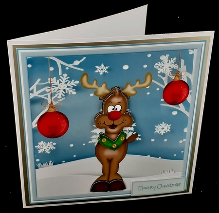 Rudolf the red nosed reindeer by Diane  Hitchcox