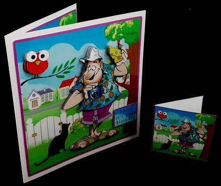 Photographer Watch the Birdie Say Cheese - Decoupage by Diane  Hitchcox