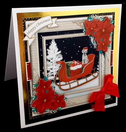 Christmas Sleigh1 Mini Card Kit by Diane  Hitchcox