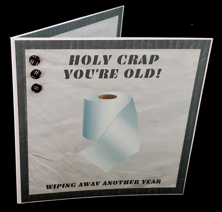 Holy crap youre old - card mini kit & decoupage by Diane  Hitchcox