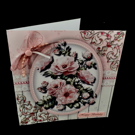 Stunning Pink French Roses  by Diane  Hitchcox