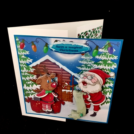 Santa deliveres by Diane  Hitchcox