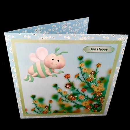 Hope Your Day is Bee-tiful Card Topper & Sentiments by Diane  Hitchcox