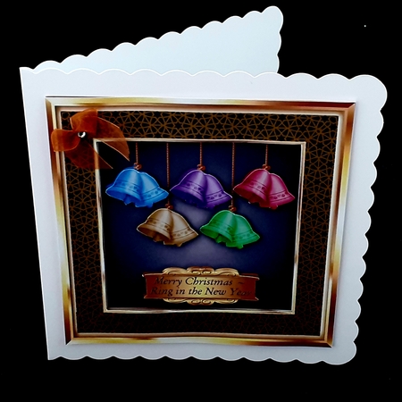 Contemporary Foiled - Bells by Diane  Hitchcox