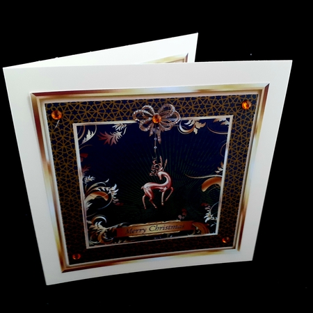Contemporary Foiled - Deer by Diane  Hitchcox