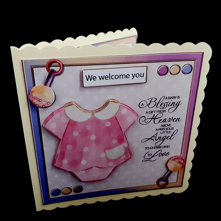 New Baby Yellow Pink or Blue 1  by Diane  Hitchcox