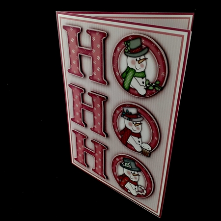 Ho Ho Ho Mini Kit Red by Diane  Hitchcox