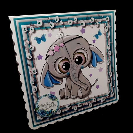 Adorable Ellie ,Blue by Diane  Hitchcox