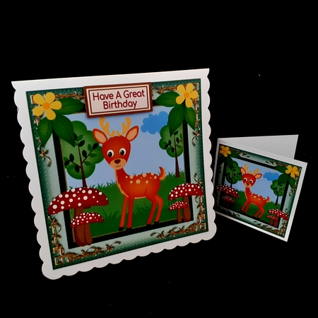 3 All about the woodland card fronts/toppers 1 by Diane  Hitchcox