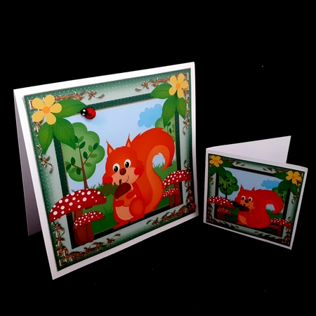 3 All about the woodland card fronts/toppers 5 by Diane  Hitchcox
