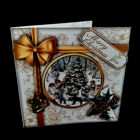 Foiled Parcel White - Celebrate the Tree by Diane  Hitchcox