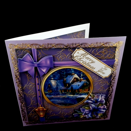 Foiled Parcel Mauve - Riverside Cottage by Diane  Hitchcox