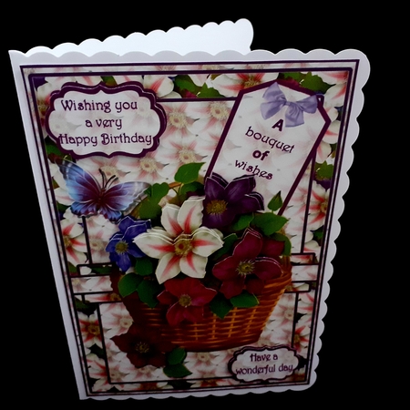 A floral basket by Diane  Hitchcox