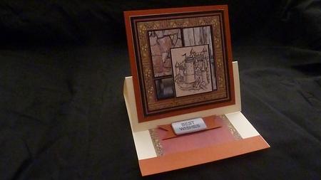 Medieval Castle with Moat Square Panel Card Textures by Diane  Hitchcox
