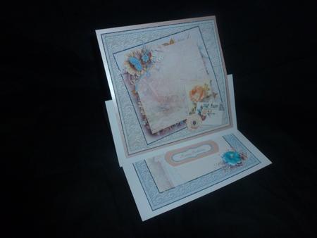 Card Topper with Insert Roses by Diane  Hitchcox