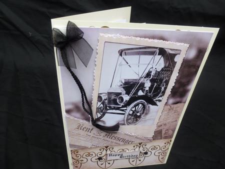 Newspaper Car by Diane  Hitchcox