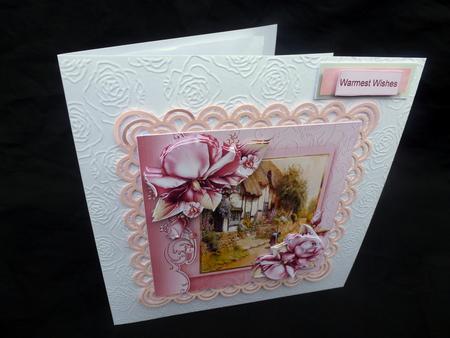 Cottage Garden Card with Decoupage by Diane  Hitchcox