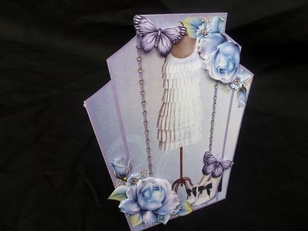 Porcelain Roses Art Deco Card Kit by Diane  Hitchcox