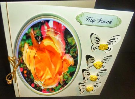 Beautiful Pyramid Yellow Rose Topper by Diane  Hitchcox