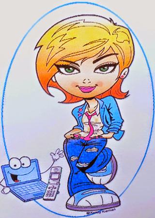 Teen Diva Has Internet Addiction Insert by Diane  Hitchcox